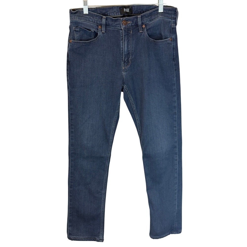 PAIGE‎ Women's Federal Style Medium Blue Wash Jeans Size 32